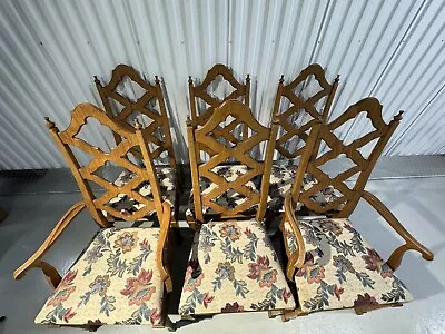 Thomasville Furniture  Set 6 1964 Vintage Chairs(very Detailed Photos) • $2890