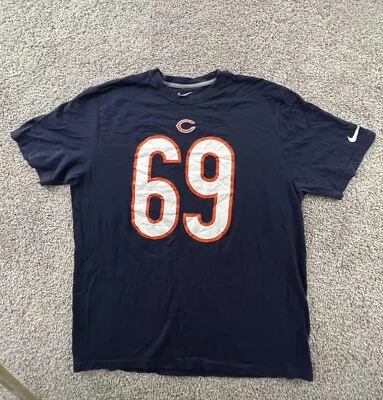 Nike  Jared Allen #69 Chicago Bears Football NFL Shirt Mens Size XL • $19.93
