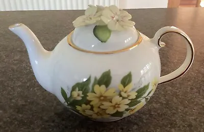 £30 • Buy Royal Stratford The Country Cottage Teapot Collection 1992 Woodland Primroses