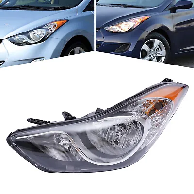 Driver Left Side Headlight For 2011 2012 2013 Elantra Sedan 4Door Halogen USA • $72