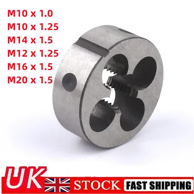 M10 M12 M14 M16 M20 Metric Thread Cutting Die - Right Hand Round Threading Dies • £4.89