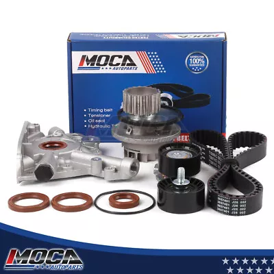 Oil Water Pump Set Timing Belt Kit For 99-02 Daewoo Lanos 1.6L • $66.59