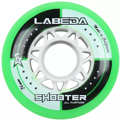 Labeda Shooter Inline Roller Hockey Wheels GREEN 76mm Indoor Outdoor (Single Whe • $5.99