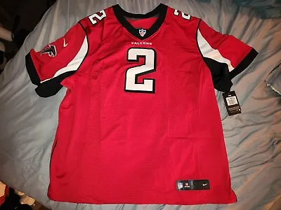 MATT RYAN #2 Atlanta Falcons Nike Elite Red Football Jersey Sz 60 NWT • $125.02