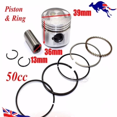 $26.95 • Buy 50cc Piston Rings Kit Set Lifan 50cc PIT PRO QUAD DIRT BIKE ATV Atomik Thumpstar