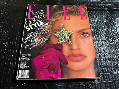 SEPTEMBER 1989 ELLE Fashion Magazine - MICHAELA BERCU • $39.99