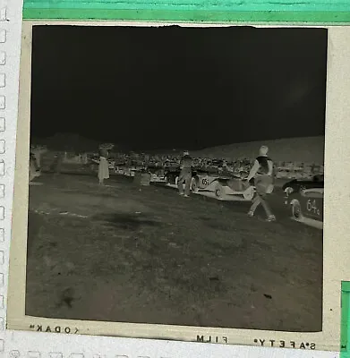 Vintage 126 BW Kodak Negative / Starting Grid Hansen Dam Sports Car Races 1956 • $8.95