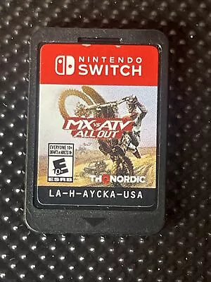 MX Vs ATV All Out (Nintendo Switch 2020) Cartridge Only Free  • $12.99