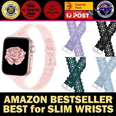 $5.75 • Buy For Apple Watch Ultra Band IWatch Sports Silicone Strap Series 8 7 SE 6 5 4 3