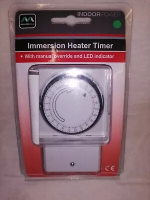 Masterplug Electric Mechanical  24 Hour 3Kw  Immersion Heater Timer • £16.46