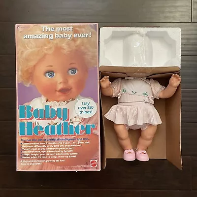 Mattel Baby Heather Doll Talking Moving With Box 1987 (Read Description)  • $200