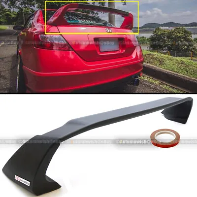 Fits 06-11 Honda Civic 2DR Coupe Unpainted Mugen Style RR Trunk Wing Spoiler • $66.99