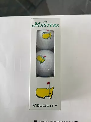 Masters Titleist Velocity Golf Balls Sleeve (Pack Of 3 Balls) - New • $24.95