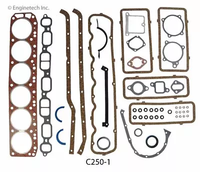 Full Gasket Set For 68-89 GM/Chevrolet 230 250 292 With Late Rear Main Seal • $44.79