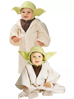 Kids Yoda Costume Star Wars Jedi Master Force Robe Halloween Fancy Dress Party • £24.85