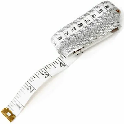 60inch Tailor Seamstress Sewing Diet Cloth Ruler Tape Measure Brass Eyelet Ends  • £2.99