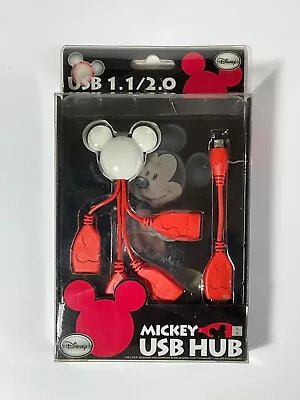 Disney Mickey Mouse USB HUB Connects Mickey Lights Up And Changes Colors • $14.80