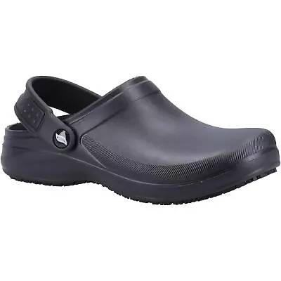 Skechers Riverbound Black Men's Lightweight Slip-resistant Work Clog #SK200092EC • £49.99