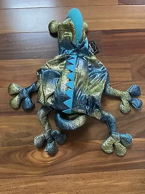 NWT Meijer Chameleon BLUE GREEN Pet Dog Costume Size Large 18 In 21 In Long • $14.77