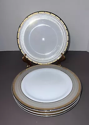 Four (4) Mikasa Fine China CAMBRIDGE Pattern Y0501 Salad Plates 8”   New! • $29.95