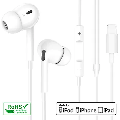 Certified For Apple IPhone 8 SE3 XR 11 12 13Pro Max Ear Pods Headphone Earphones • $45.59