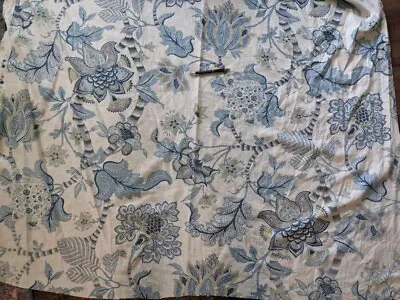 P. Kaufmann Clarice Fabric Cotton Drapery Jacobean Floral Buy By The Yard BB • $15.99
