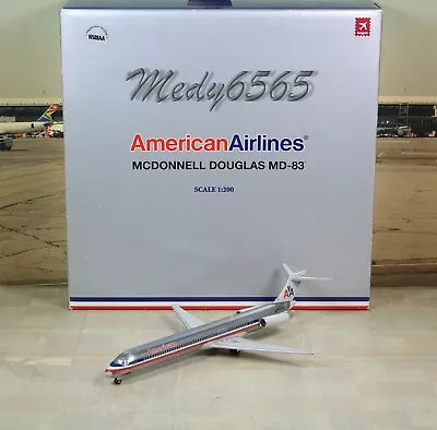 Hogan American Airlines (N588AA) MD-83  Metal-VERY RARE  1/200 • $9.95