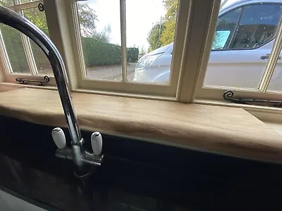 1m X 200mm Waney Edge Oak Window Sill-Cill. Kiln Dried Waney Edge Window Board • £111