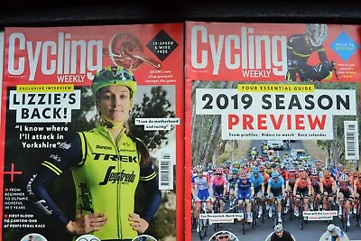 Cycling Weekly 12 Months Issues All Of2019 Covers British & International Sport • £17.50