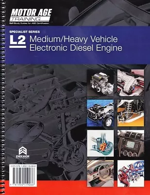 MotorAge L2 ASE Heavy Truck Electronic Diesel Engine Test Exam Prep Home Manual • $36.95