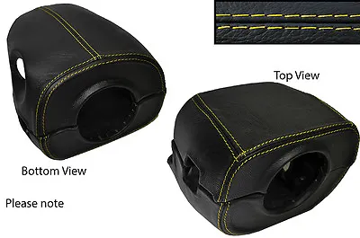 Yellow Stitch Steering Shroud Leather Skin Cover Fits Mazda Rx7 Fd3s 1992-2002 • $155.64