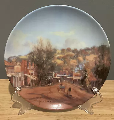 Bendigo Pottery Heritage Towns Collectable Plate “Maldon” 3rd Issue 1990 VGC • $39