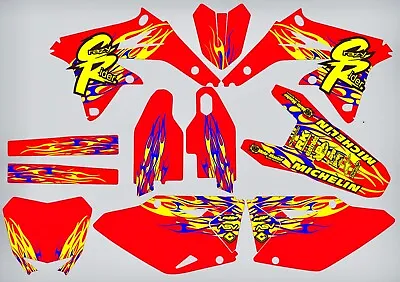 Graphic Kit For 2003-2012 Honda CR85 CR 85 Decals Crazy Rider • $47