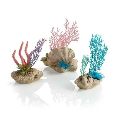 £21.90 • Buy Biorb Coral Fans On Sea Shell Set Aquarium Decoration Ornament Life Orb Tube