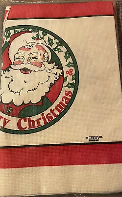 Vintage Santa Clause Christmas Tablecloth New In Package Rectangular • $10