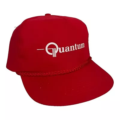 Vintage Quantum Fishing Reels Snapback Hat Cap 90s • $12
