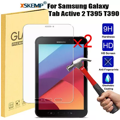 Samsung Galaxy Tab Active 2 8.0 T390 T395 TEMPERED GLASS Screen Protector 2Pcs • $9.76