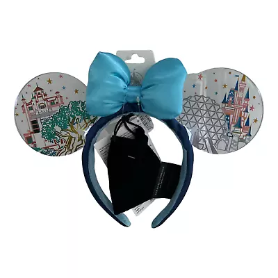 Disney World 4 Parks Minnie Mouse Ears -Light-Up- 2024 +Charger (New With Tags) • $36.95