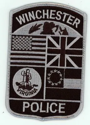 Virginia Va Winchester Police Subdued Nice Shoulder Patch Sheriff • $5.99