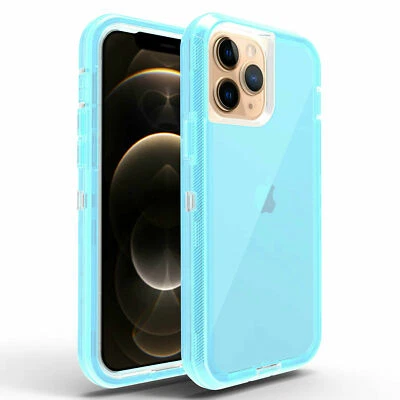 $13.07 • Buy For IPhone 13 14Pro Max 11 12 7 8 X XS XR Clear Hybrid Shockproof Otter Box Case