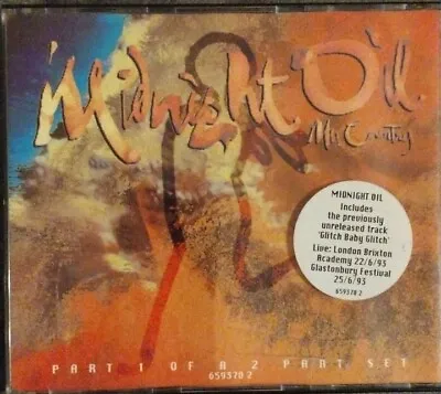 Midnight Oil - My Country Part 1 (CD Single 1993) CD 1 Only • £5.99
