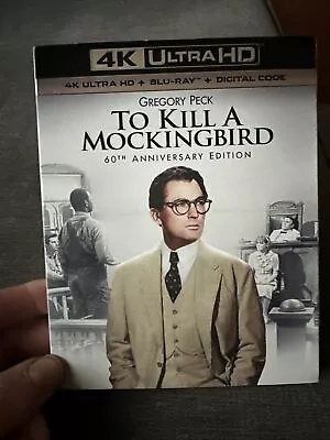 To Kill A Mockingbird 4k Uhd & Blu Ray With Slip Cover Watched Once  • £15.99