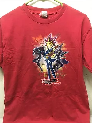 Vintage Yugioh T Shirt 1996 Youth XL 90s Pokémon Anime Cartoon #38 • $15