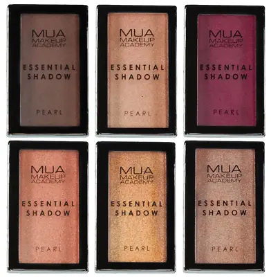 MUA Essential Pearl Single Mono Eyeshadow Vegan Cruelty Free Eyeshadow • £3.89