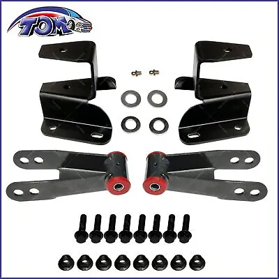 4  Drop Kit Leveling Lowering Shackles Hangers For 1973-1996 Ford F150 F100 • $79.99