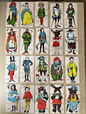 Antique Card Game Faulkner’s  Fairy Tales Misfitz 60 Cards & Rules 1920 UK • £65