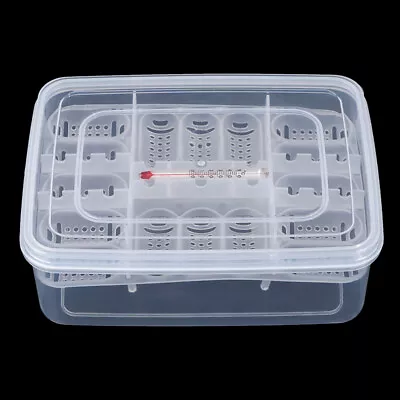 £5.13 • Buy 16 Egg Incubator Tray+Thermometer DIY Incubation Gecko Lizard Snake~ LS2