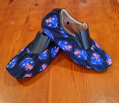 Handmade Bowling Shoe Covers - Aussie Heart (Extra Large) • $30