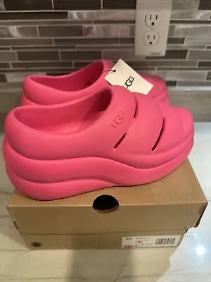 UGG Big Kid's Sport Yeah Clog Shoes Taffy Pink SIZE : 4.     1133771K • $39.99