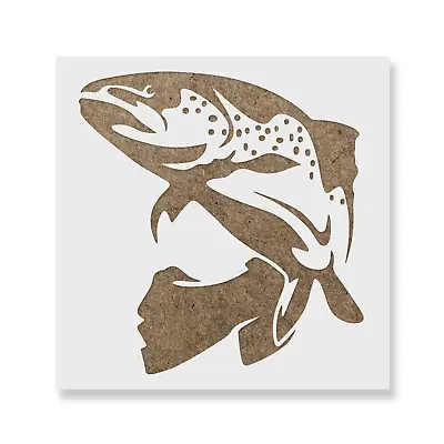 Trout Fish Stencil - Durable & Reusable Mylar Stencils • $5.99